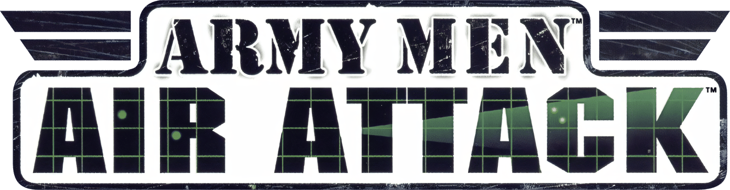 Army Men Air Attack logo for Playstation